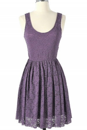 Purple Lace Dress